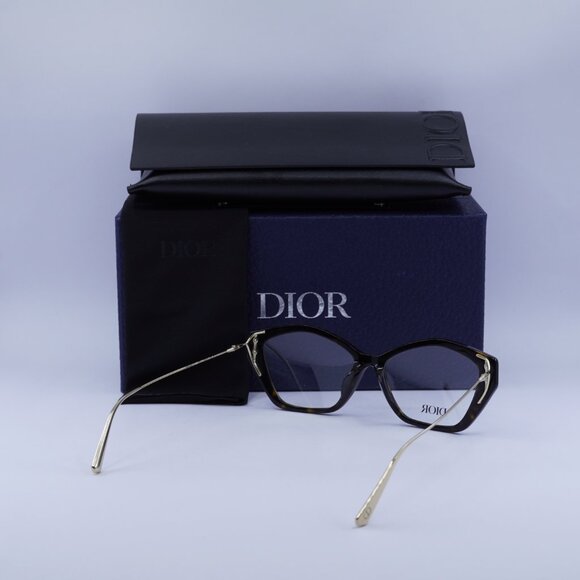 Final Price! Dior MISSDIORO S1F 2200 Havana/Gold Eyeglasses 54mm - Picture 12 of 12